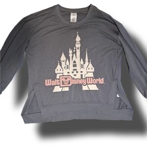 Disney Gray Crewneck Sweatshirt